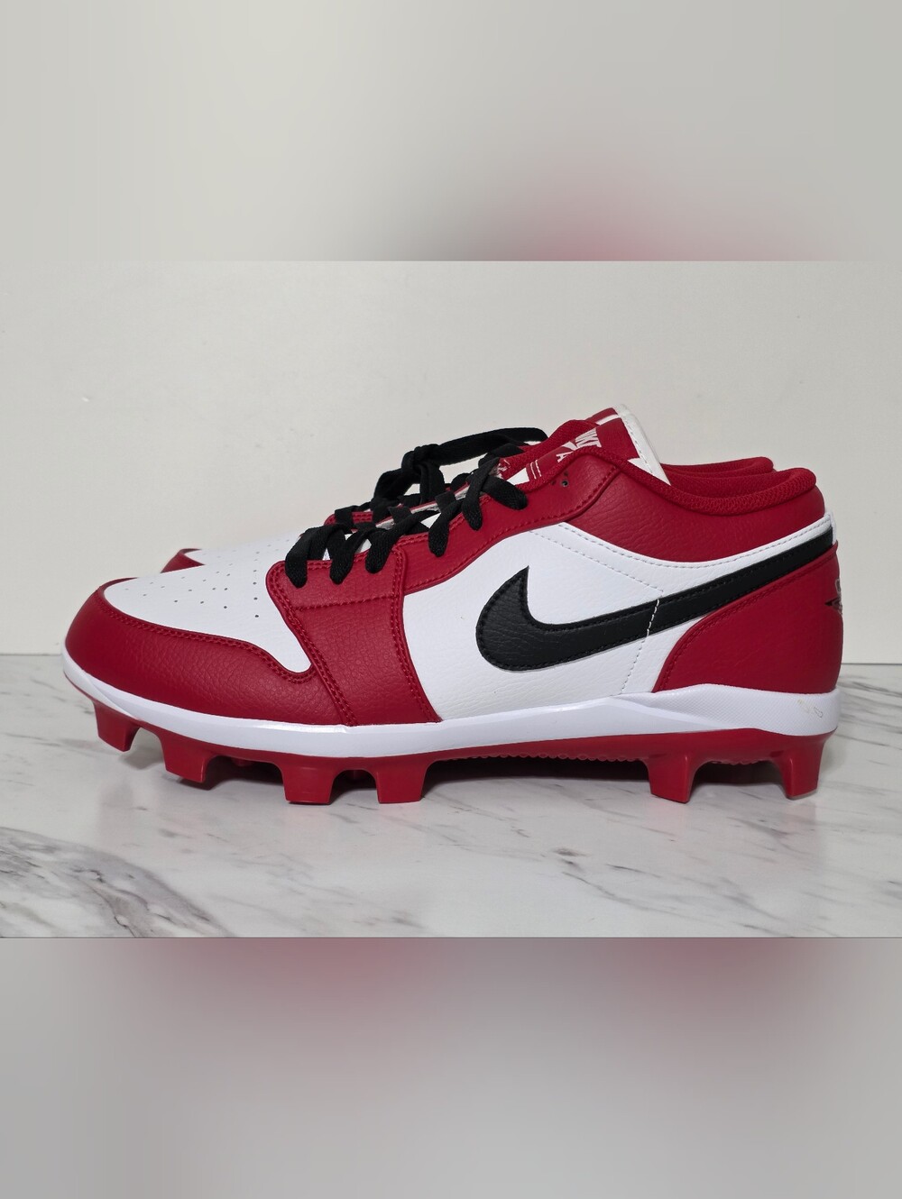Nike Air Jordan 1 Retro Low Chicago Baseball Cleats Men's Size 12